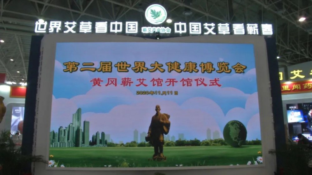 11月11日 蕲春县蕲艾再度惊艳世界大健康博览会